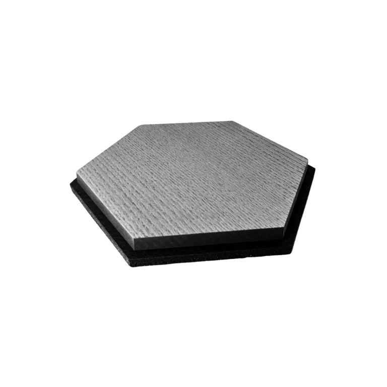 Échantillons - Panneaux acoustiques hexagonaux Silver