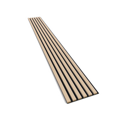 Panneau acoustique design Chêne Classic & Feutre Noir – Élégance Contrastée | MURA