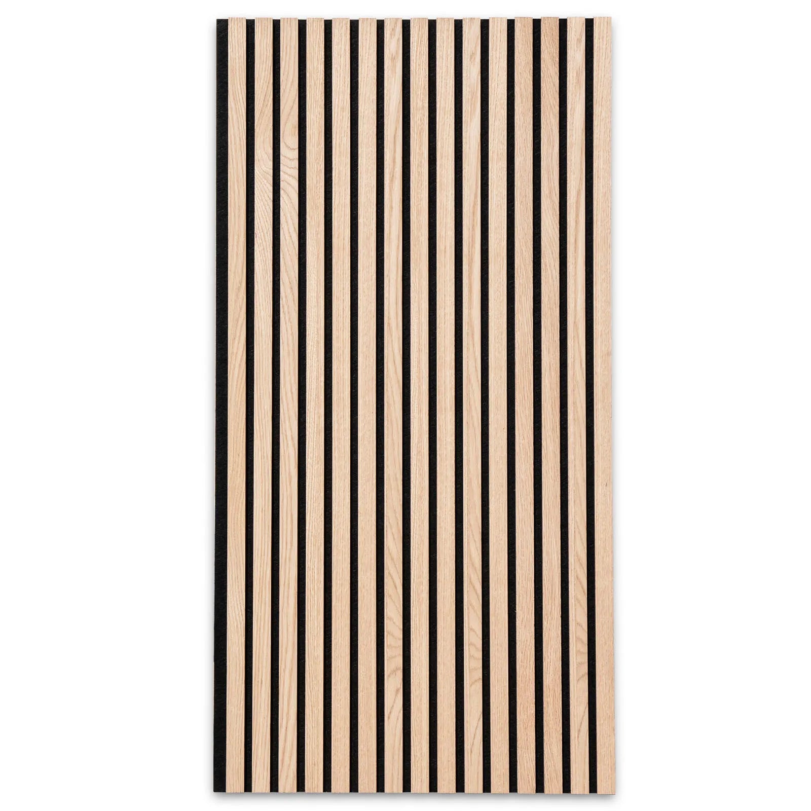 Panneau acoustique Chêne Clair & Feutre Noir – 118 x 60 cm