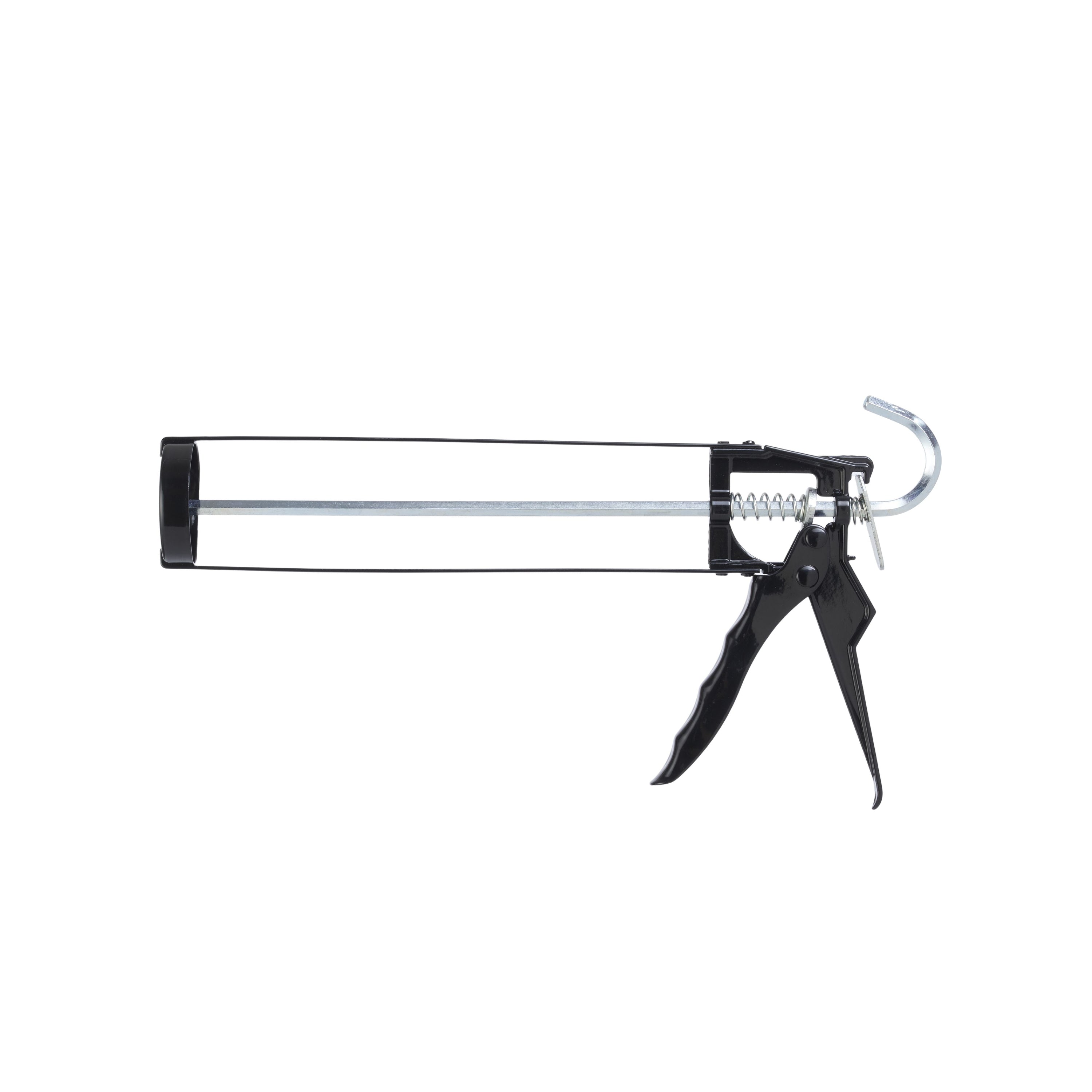 Pistolet à cartouche pour mastic et colle, acier noir