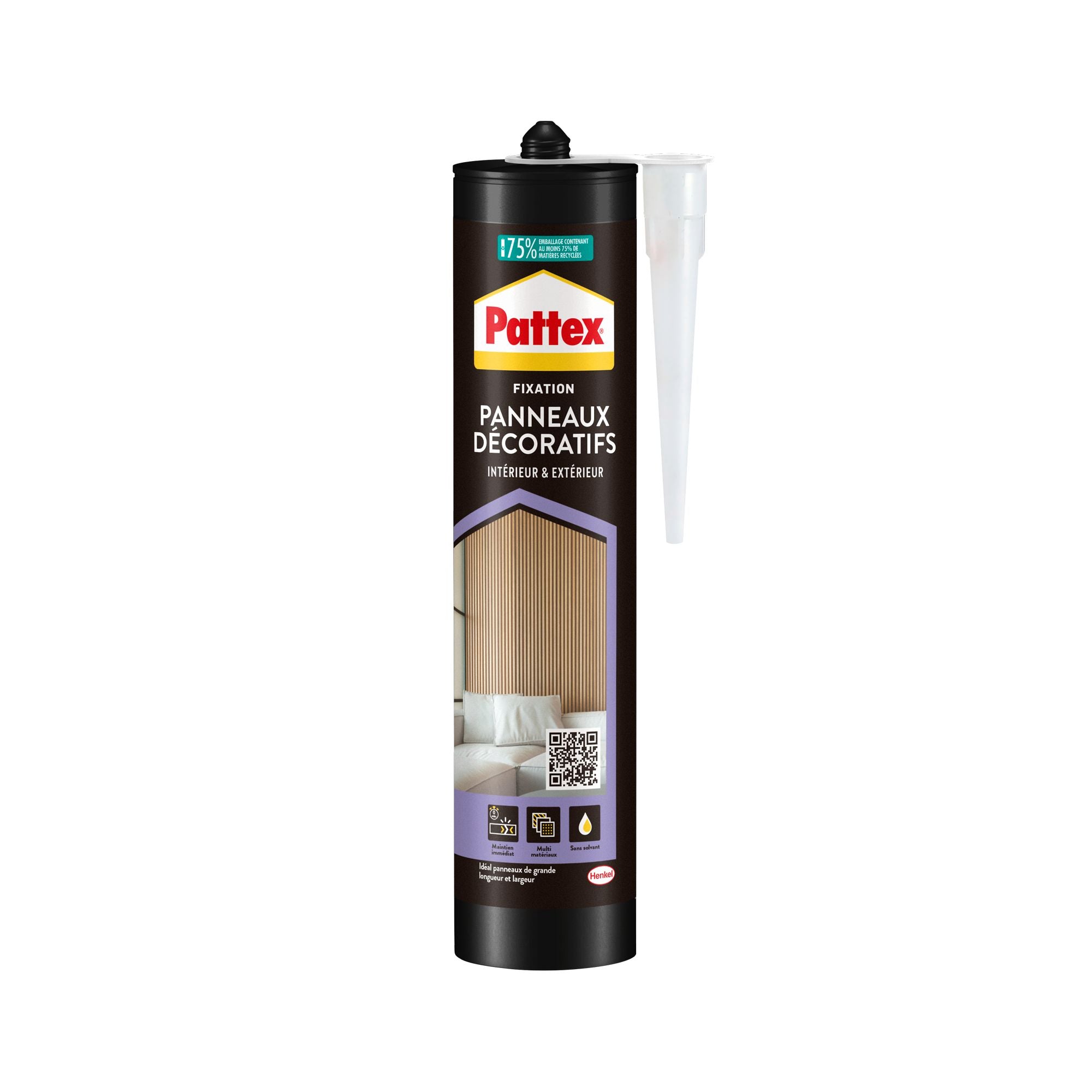 Colle de fixation panneaux décoratifs PATTEX 470 gr